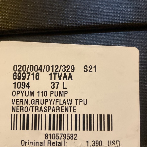 Saint Laurent Patent Calfskin PVC Opyum Black - Picture 10 of 16